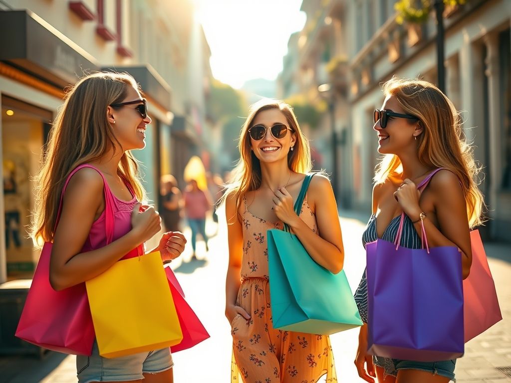 Faire un shopping entre amies, un moment de plaisir pour se récompenser après une longue semaine de travail